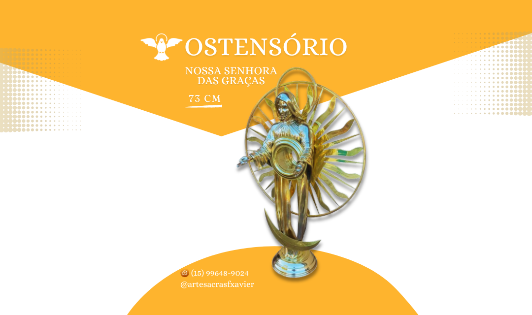 Ostensório Nossa Senhora das Graças 03