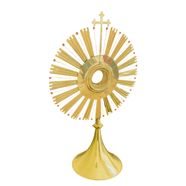 Ostensório Dourado - Feito em Metal - arte sacra