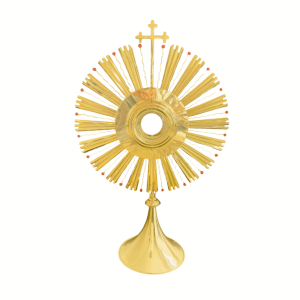 Ostensório Dourado - Feito em Metal - arte sacra